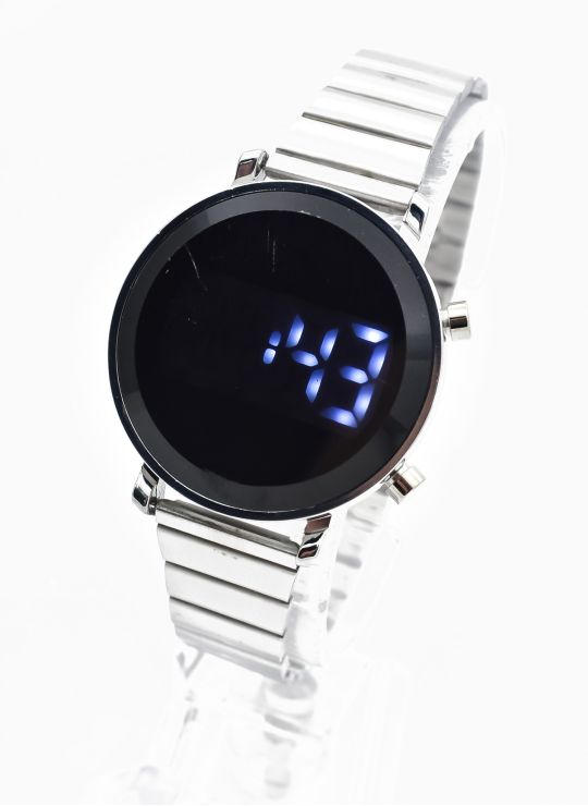 RELOJ LED CALIDAD AA PULSO METALICO FLEXIBLE / NO SUMERGIBLE
