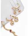 SET DE ARETES X 3 PARES XUPING / RODIO GARANTIZADO