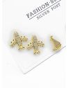 SET DE ARETES X 3 PARES XUPING / RODIO GARANTIZADO