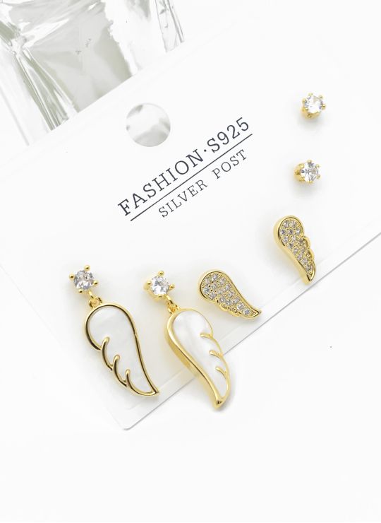 SET DE ARETES X 3 PARES XUPING / RODIO GARANTIZADO