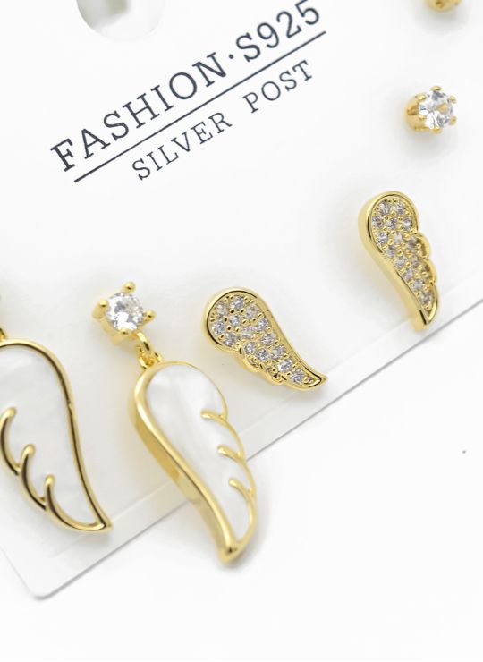 SET DE ARETES X 3 PARES XUPING / RODIO GARANTIZADO