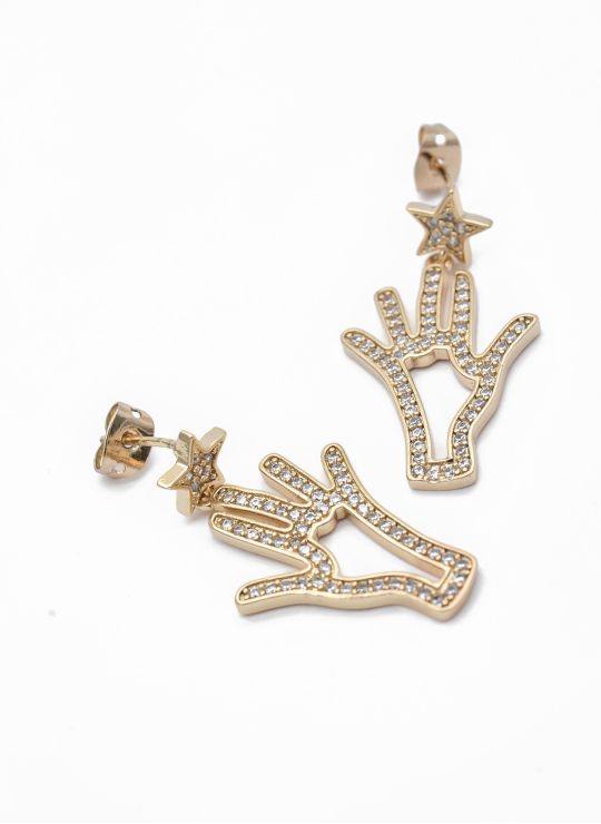 ARETES RODIO MARCA XUPING MICROCIRCONES /YSX