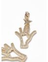 ARETES RODIO MARCA XUPING MICROCIRCONES /YSX