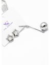 SET DE ARETES RODIO TIPO SOLITARIO XUPING