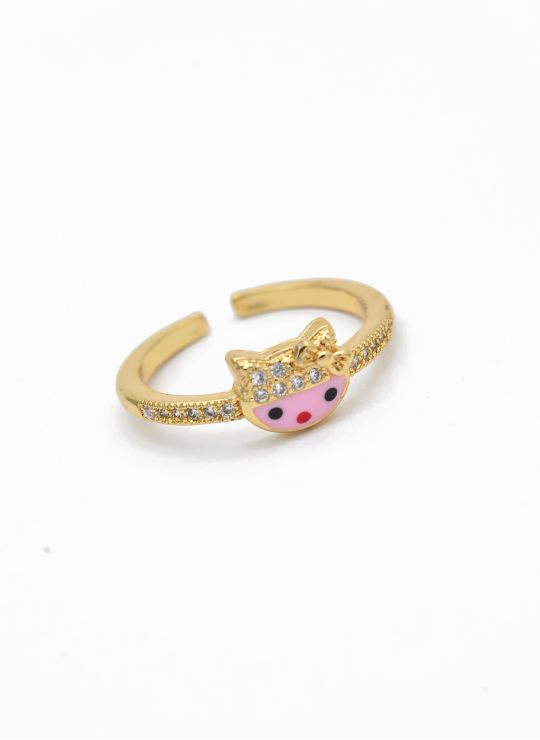 ANILLO GRADUABLE RODIO XUPING YXZ CRISTALES