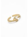 ANILLO GRADUABLE RODIO XUPING YXZ CRISTALES
