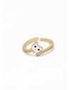 ANILLO GRADUABLE RODIO XUPING YXZ CRISTALES