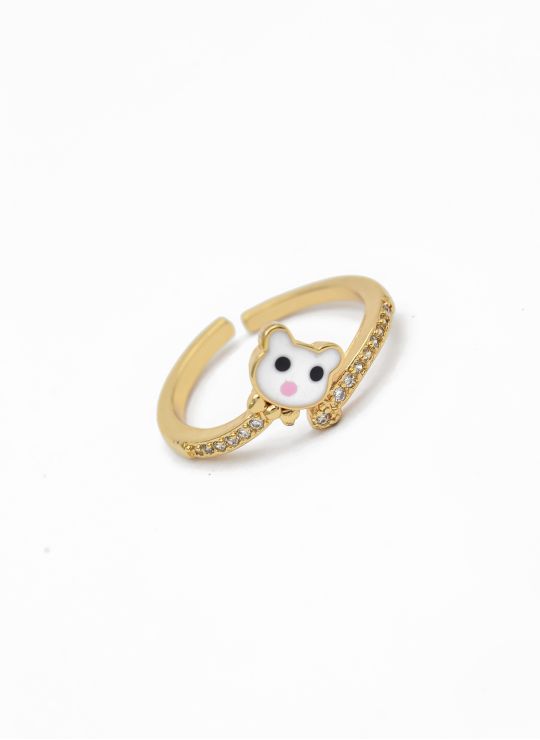 ANILLO GRADUABLE RODIO XUPING YXZ CRISTALES