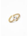 ANILLO GRADUABLE RODIO XUPING YXZ CRISTALES