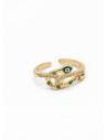 ANILLO GRADUABLE RODIO XUPING YXZ CRISTALES