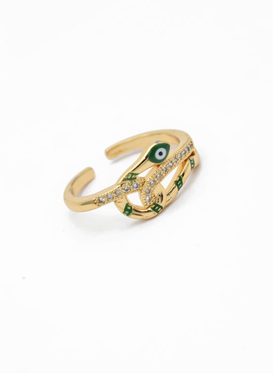 ANILLO GRADUABLE RODIO XUPING YXZ CRISTALES