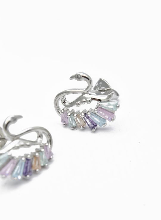 ARETES RODIO MARCA XUPING MICROCIRCONES /YSX