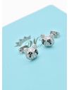 ARETES RODIO MARCA XUPING MICROCIRCONES /YSX