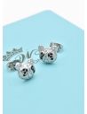 ARETES RODIO MARCA XUPING MICROCIRCONES /YSX