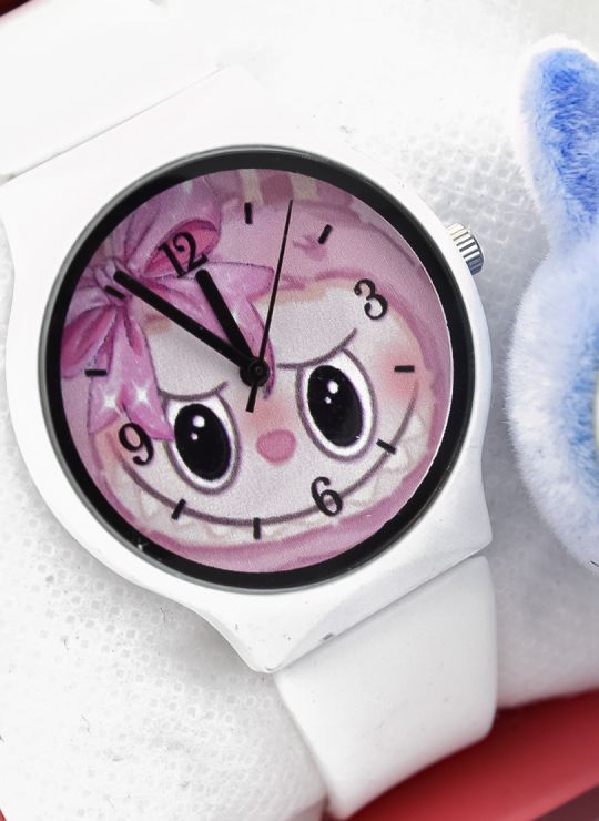 SET DE RELOJ CON LLAVERO PERSONAJE Y ESTUCHE DE LUJO