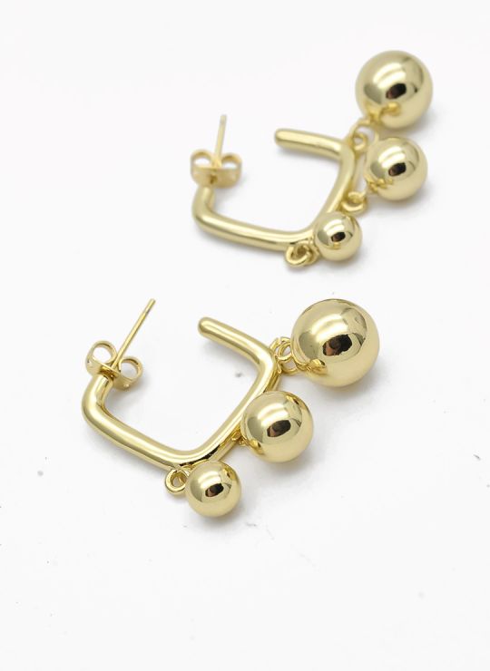 ARETES RODIO MARCA XUPING MICROCIRCONES /YSX