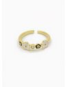 ANILLO RODIO GRADUABLE XUPING YXZ CRISTALES