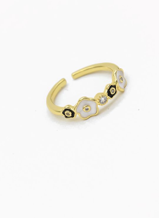 ANILLO RODIO GRADUABLE XUPING YXZ CRISTALES