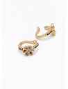 EAR CUFF RODIO COLOR - MICROCIRCON/PRECIO X UNIDAD