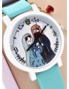 SET DE RELOJ METALICO CON COLLAR EN ACERO INOXIDABLE Y ESTUCHE