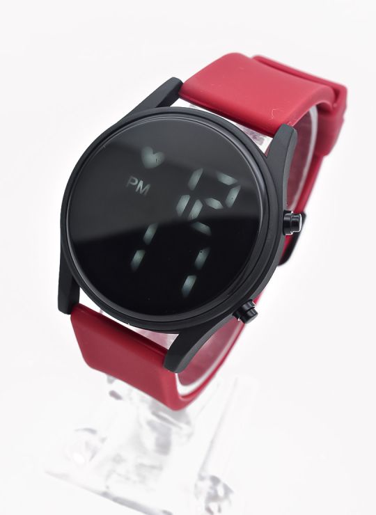 RELOJ LED CALIDAD AA PULSO GOMA SILICONA/ NO SUMERGIBLE