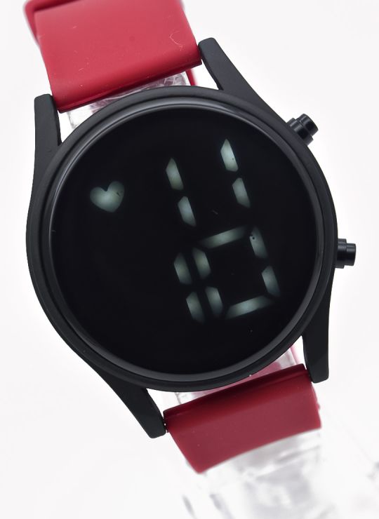 RELOJ LED CALIDAD AA PULSO GOMA SILICONA/ NO SUMERGIBLE