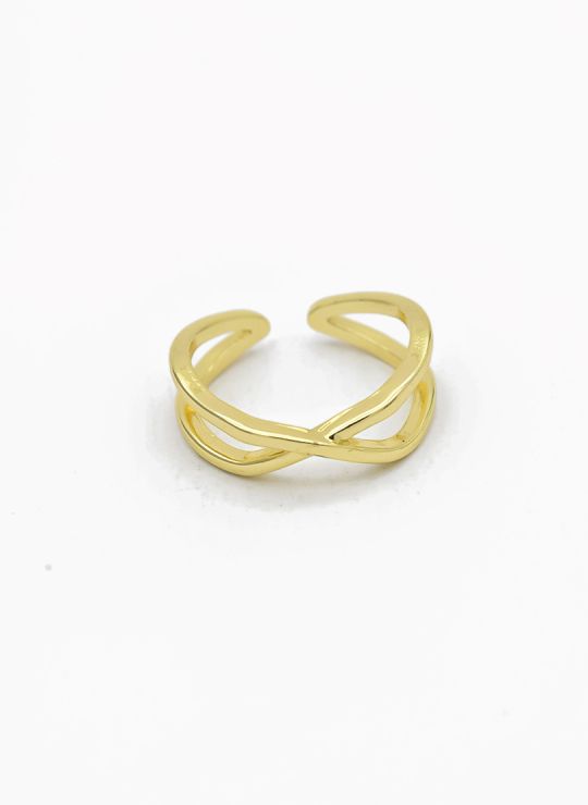 ANILLO GRADUABLE RODIO XUPING YXZ CRISTALES