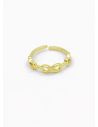 ANILLO GRADUABLE RODIO XUPING YXZ CRISTALES