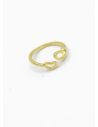 ANILLO GRADUABLE RODIO XUPING YXZ CRISTALES