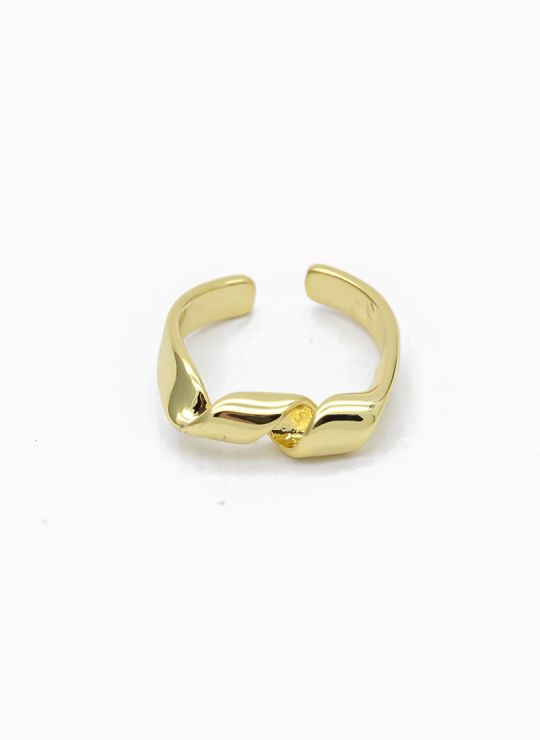 ANILLO GRADUABLE RODIO XUPING YXZ CRISTALES