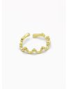 ANILLO GRADUABLE RODIO XUPING YXZ CRISTALES
