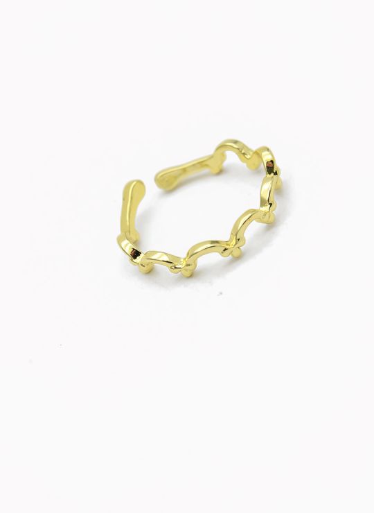 ANILLO GRADUABLE RODIO XUPING YXZ CRISTALES