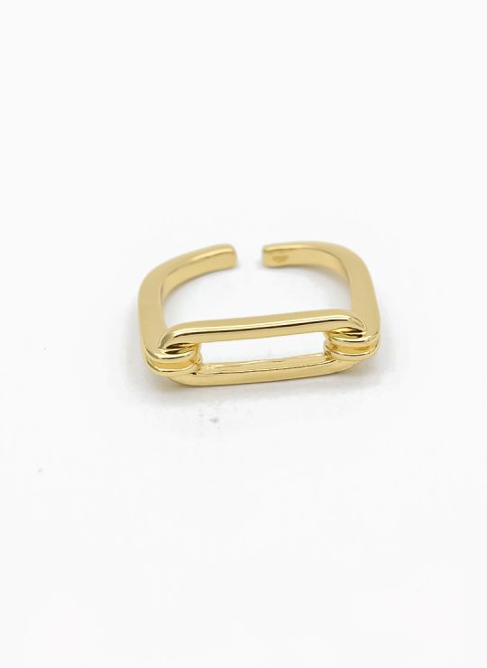 ANILLO GRADUABLE RODIO XUPING YXZ CRISTALES