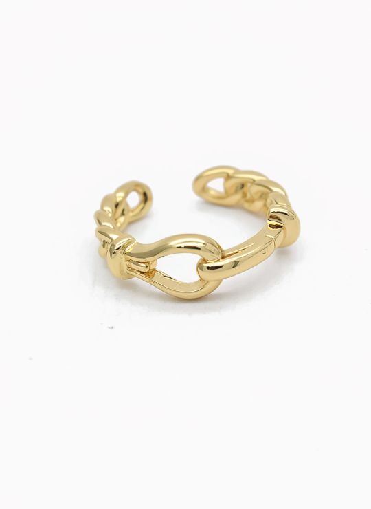 ANILLO GRADUABLE RODIO XUPING YXZ CRISTALES