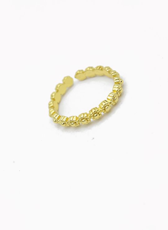 ANILLO GRADUABLE RODIO XUPING YXZ CRISTALES