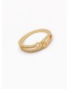 ANILLO GRADUABLE RODIO XUPING YXZ CRISTALES