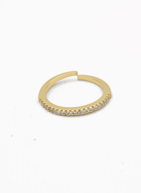 ANILLO GRADUABLE RODIO XUPING YXZ CRISTALES
