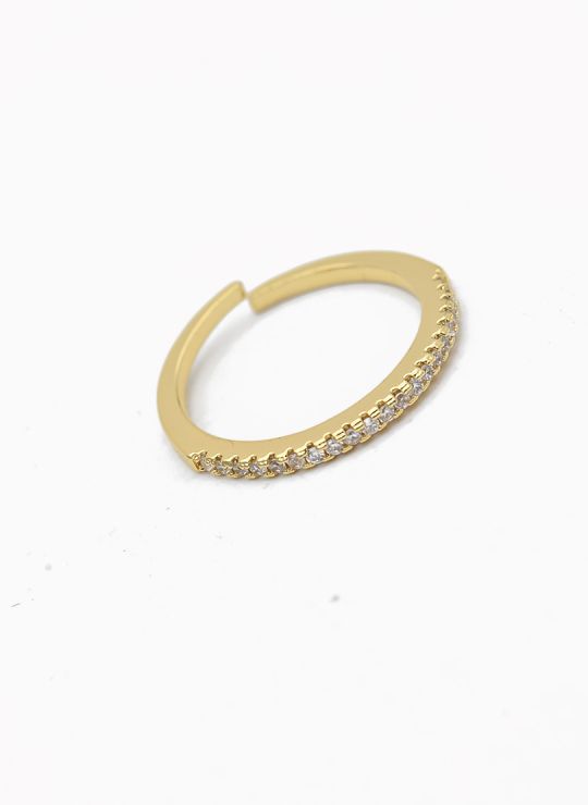 ANILLO GRADUABLE RODIO XUPING YXZ CRISTALES