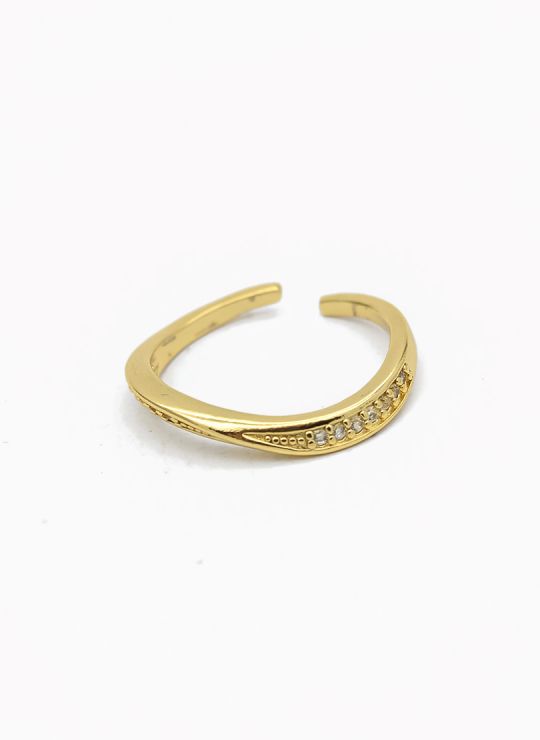 ANILLO GRADUABLE RODIO XUPING YXZ CRISTALES