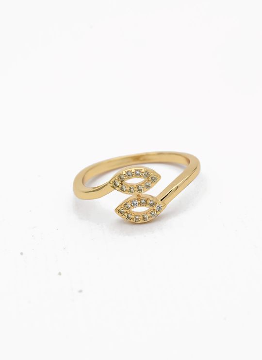 ANILLO GRADUABLE RODIO XUPING YXZ CRISTALES