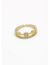 ANILLO GRADUABLE RODIO XUPING YXZ CRISTALES