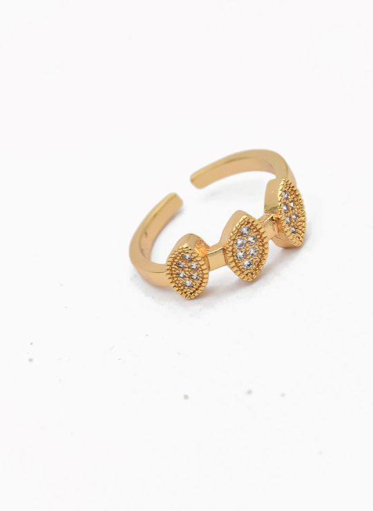 ANILLO GRADUABLE RODIO XUPING YXZ CRISTALES