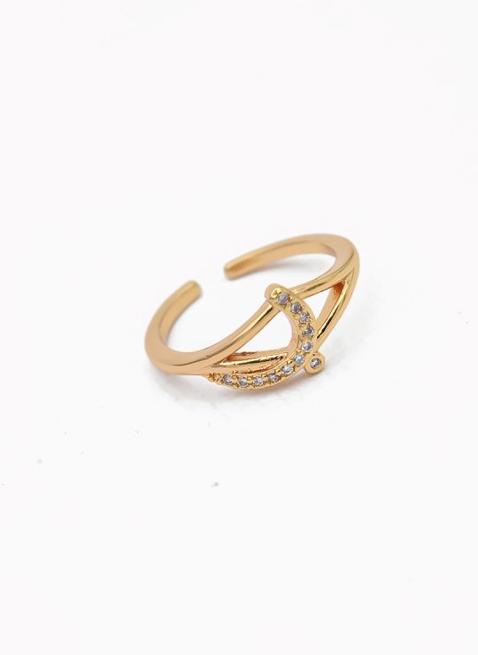 ANILLO GRADUABLE RODIO XUPING YXZ CRISTALES