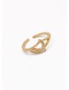 ANILLO GRADUABLE RODIO XUPING YXZ CRISTALES