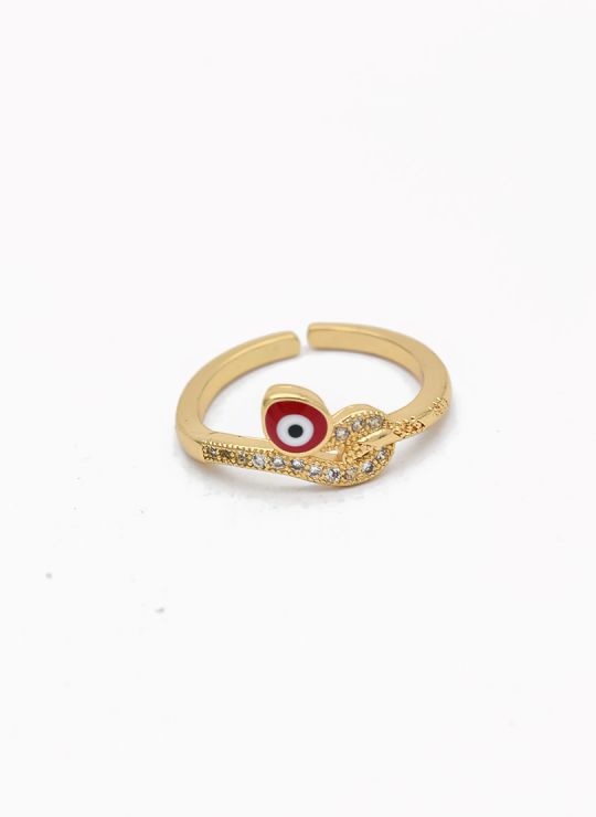 ANILLO GRADUABLE RODIO XUPING YXZ CRISTALES