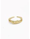 ANILLO GRADUABLE RODIO XUPING YXZ CRISTALES