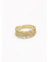 ANILLO GRADUABLE RODIO XUPING YXZ CRISTALES