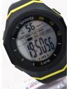 RELOJ DIGITAL SUMERGIBLE 3 MTS CON LUZ, CALENDARIO, CRONOMETRO ESTUCHE PULSO EN GOMA- GARANTIA DE 3 MESES