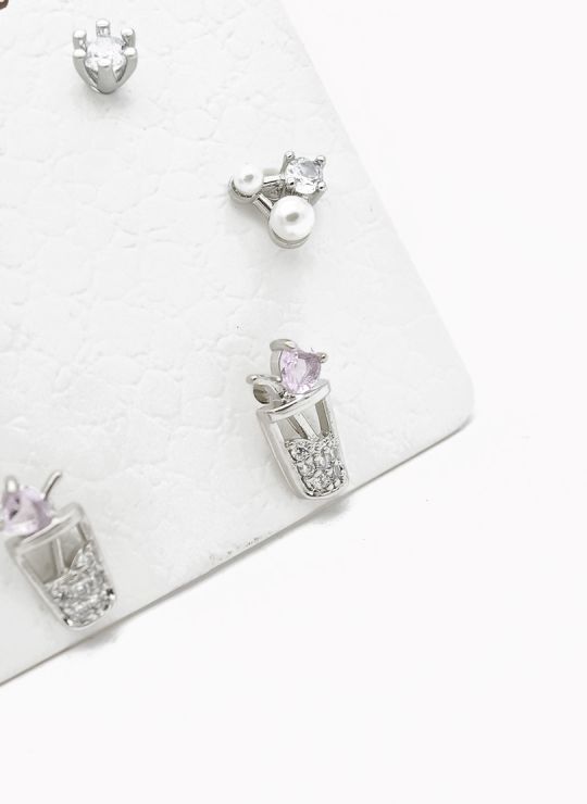 SET DE ARETES X 3 PARES XUPING / RODIO GARANTIZADO
