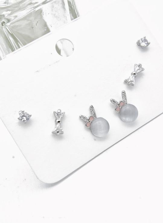 SET DE ARETES X 3 PARES XUPING / RODIO GARANTIZADO